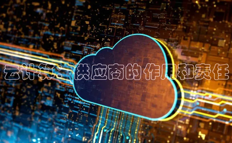 意昂4凯捷体育颐驰 06云计算：供应商的作用和责任